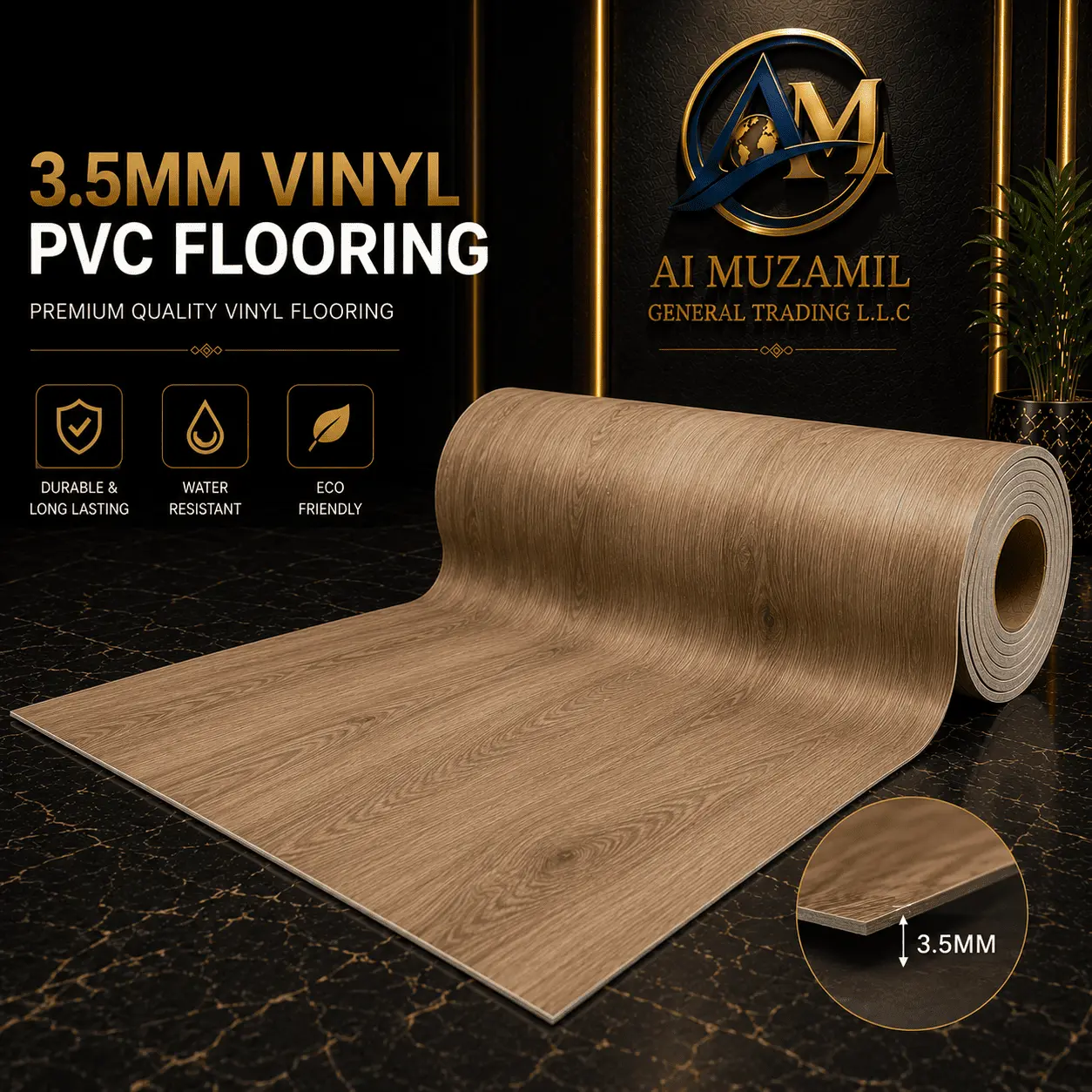 3.5 MM Vinyl PVC Flooring